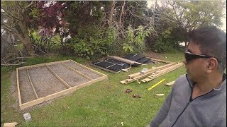 Keter Garden Shed Construction Time Lapse Part 1 Base Construction [upl. by Magda]