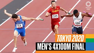 🏃‍♂️ Mens 4x100m Final  Tokyo Replays [upl. by Akem]