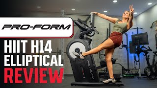 ProForm Pro HIIT H14 Elliptical Review A LowImpact Vertical Elliptical [upl. by Ahseila]