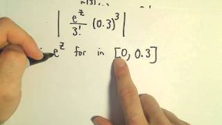 Taylors Remainder Theorem  Finding the Remainder Ex 3 [upl. by Anahahs286]