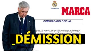 🚨 OFFICIEL CARLO ANCELOTTI LICENCIÉ  SON DÉPART DU REAL MADRID EST CONFIRMÉ AUJOURDHUI [upl. by Aihselat676]