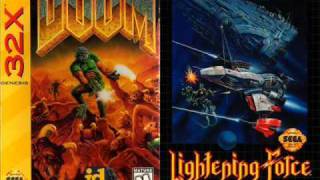 32x Doom E1M1 Lightening Force Style [upl. by Anelac]