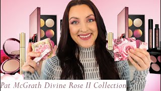 PAT MCGRATH DIVINE ROSE II COLLECTION  Review Demo amp Comparisons [upl. by Airamasor245]