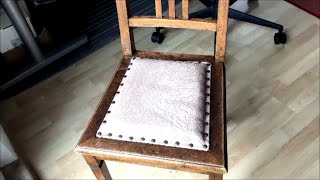 Building with Sirrah  Upholstering a Chair [upl. by Hands989]