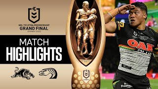 NRL Penrith Panthers v Parramatta Eels  Match Highlights  Grand Final 2022  NRL [upl. by Aileme935]