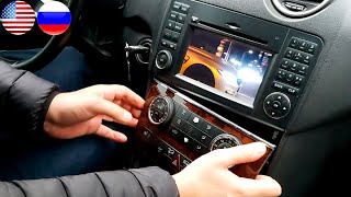 How to remove the Comand on Mercedes W164 X164  Removing the standard car radio Mercedes W164 X164 [upl. by Brink]