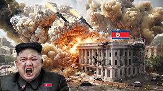 Huge Explosion in Pyongyang City 70 of North Koreas Largest City Destroyed by US Giant Missile [upl. by Wasserman]