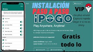 Instalar IPOGO Gratis PASO A PASO  Alternativa a ISPOOFER  Pokémon Go [upl. by Fenella]