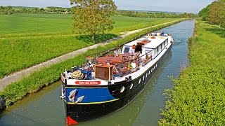 A Luxury Hotel Barge Cruise on LArt de Vivre in Burgundy [upl. by Ralyks456]