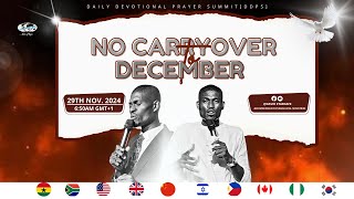 NO CARRYOVER TO DECEMBER  DDPS [upl. by Odidnac133]