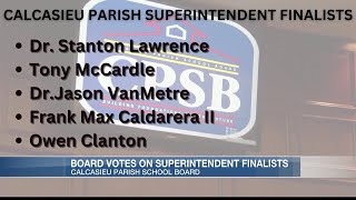 Calcasieu Parish School Board chooses 5 finalists for superintendent position [upl. by Balough]