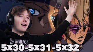 HES BACK  JJBA Part 5 Episode 30 31 and 32 Reaction [upl. by Lissy712]