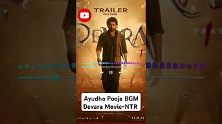 Ayudha Pooja BGM Devara Movie NTR Anirudh Ravichandran AyudaPooja Devara NTR30 [upl. by Aihsakal]