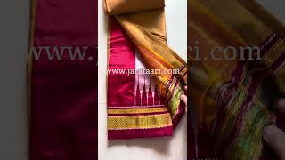 Ilkal saree with pure silk pallu shop at wwwjarataaricom [upl. by Machute]