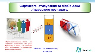 Фармакогенотипування та підбір дози лікарського препарату [upl. by Plusch]