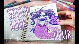 SKETCHBOOK TOUR  My Mossery Sketchbook [upl. by Siraf]