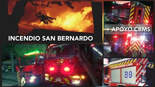 Alarma de Incendio San Bernardo con apoyo CBMS  Abril 2024 [upl. by Adriena]