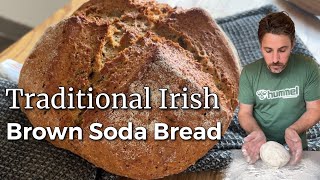 Traditional Irish Brown Soda Bread [upl. by Yoccm]