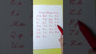 Cursive writing a to z  Cursive abcd  Cursive handwriting practice abcd  Cursive letters abcd abc [upl. by Kenwee]