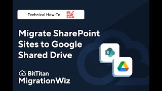 Migrate Google Sites to SharePoint with MigrationWiz and a Free Trial [upl. by Travax131]