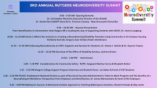 3rd Annual Neurodiversity Summit amp NEW Resource Fair [upl. by Manheim316]