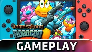 James Pond Codename RoboCod  First 10 Minutes on Switch [upl. by Zurkow]