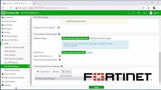 Fortinet How to Setup SSLVPN to Remotely Connect to a FortiGate firewall [upl. by Lallage]