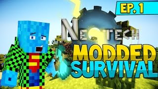 NEOTECH Modded Survival Ep1  Welcome With Technoblade [upl. by Castora825]