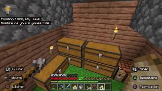 Minecraft Survie solo construction de base3FRPS5 KitetsuFurTif [upl. by Alrick]