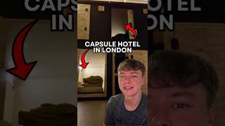 I stayed at a Capsule Hotel in London 👀 capsulehotel travel hotel londontravel traveling [upl. by Jerrome]