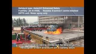 Aluminium Offshore  Deck Intregrated Fire Fighting System  DIFFS [upl. by Winograd51]