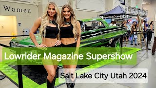 LOWRIDER MAGAZINE SUPERSHOW  SALT LAKE CITY 2024 HOPS AWARDS ROLL OUT CLASSIC CARS amp TRUCKS [upl. by Anderer]