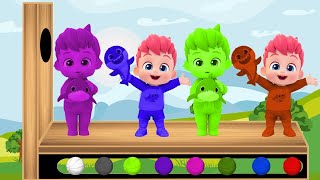 Baby Shark Learns Colors  CoComelon Nursery Rhymes amp Kids Songs 7 [upl. by Darach]