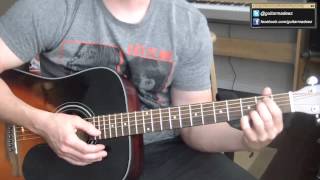 Oscar Isaac  Fare Thee Well  Guitar Tutorial from the Inside Lewyn Davis Soundtrack [upl. by Eelibuj]