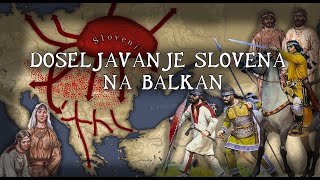 DOSELJAVANJE SLOVENA NA BALKAN  Animirani Dokumentarni Film Istorija [upl. by Dorene761]