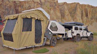 A Unique Off Road Camping Trailer  Track TVAN Walkaround [upl. by Galateah348]