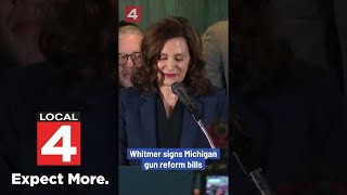 Michigan governor signs gun reform package into law [upl. by Dennis730]