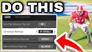 How To Become THE BEST DEFENSIVE PLAYER EVER in College Football 25 [upl. by Chad606]