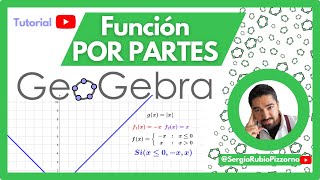 🟢 Cómo graficar FUNCIONES A TROZOS en GeoGebra [upl. by Ettenan602]