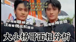 大小杨哥面相分析大杨哥眼神更稳，小杨哥眼神迷离，注意烂桃花和是非，漏出去点财反而是好事 大杨哥 小杨哥 三只羊 直播 明星 八字 熱門 娱乐 八卦 面相 带货 [upl. by Canty217]