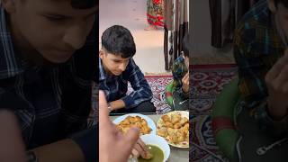 souravh Joshi piyush samosaeatingchallenge souravjoshivlogs piyushjoshigaming shorts cutfrom [upl. by Ada]