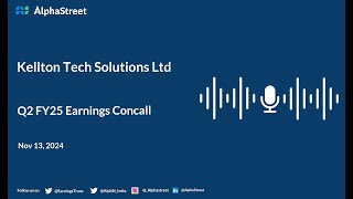 Kellton Tech Solutions Ltd Q2 FY202425 Earnings Conference Call [upl. by Ottavia]