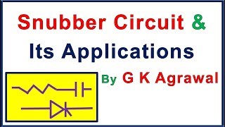 Snubber circuit for thyristor protection applications  power electronics [upl. by Kabob]