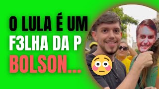 FUI NA MANIFESTAÇÃO DO BOLSONARO Na Avenida Paulista 😂😂 [upl. by Acisey]