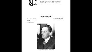 Karel Poláček Bylo nás pět [upl. by Weber]