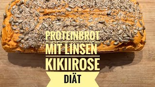 PROTEINBROT MIT LINSEN  KIKIIROSE DIÄT [upl. by Ssitnerp]