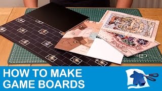 How to Make Game Boards  Dining Table Print and Play [upl. by Milty]