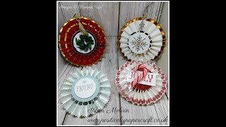 Beautiful Rosettes Made With Washi Tape amp Awesomely Artistic [upl. by Gavrilla]