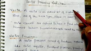 Vector processing definitionsACA [upl. by Ciri]