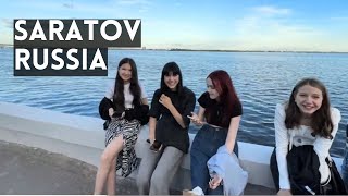 NOT Moscow SARATOV Russia Another Great City on VOLGA River LIVE [upl. by Annaik948]